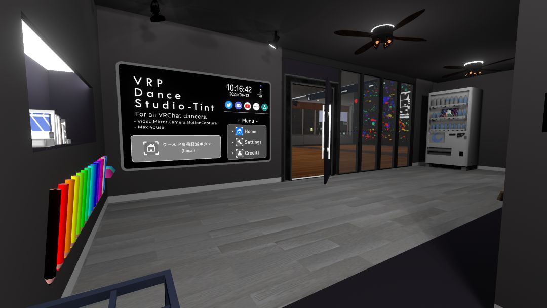 VRChatワールド紹介 VRPDanceStudio - Tint 2