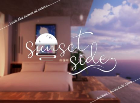 VRChatワールド紹介 sunset side サムネイル