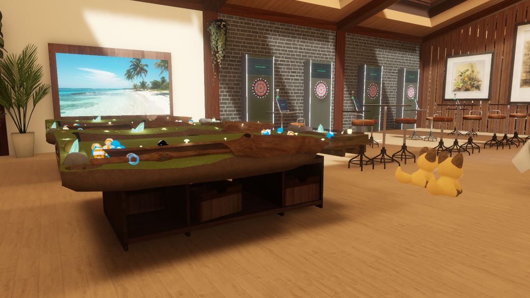 VRChatワールド紹介 キツネ島「喫茶海風」 4