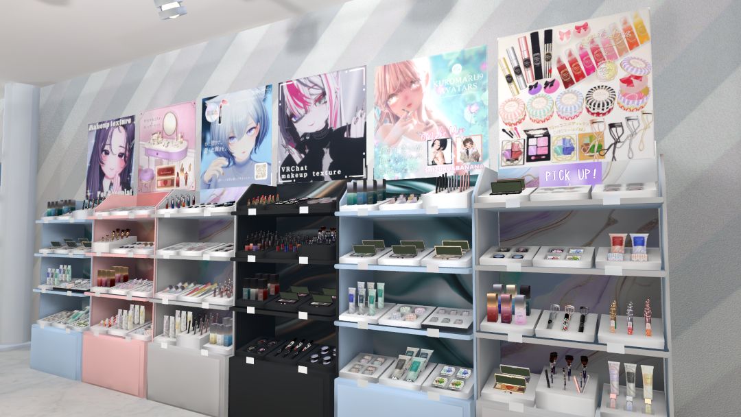 VRChatワールド紹介 コスメショップ cosmetic shop 3