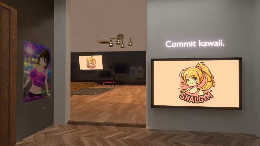 VRChatワールド紹介 シャルジム 2号店 （Shal Gym） 1