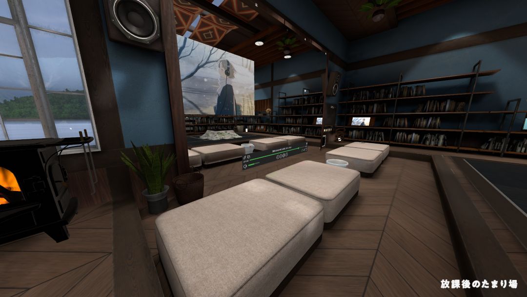 VRChatワールド紹介 放課後のたまり場 5