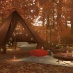 VRChatワールド紹介 映えキャン-Autumn camping- サムネイル
