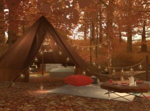 【VRChatワールド紹介】映えキャン-Autumn camping-