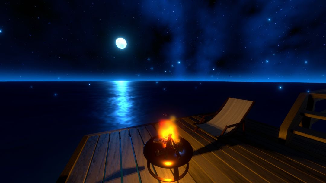 VRChatワールド紹介 月と渚 3