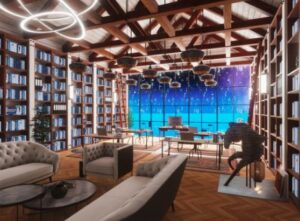 【VRChatワールド紹介】異世界ブックカフェ ｜ Book cafe