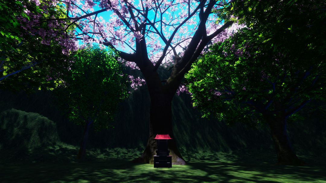 VRChatワールド紹介 神域 -桜幻ノ幽瀧- 2
