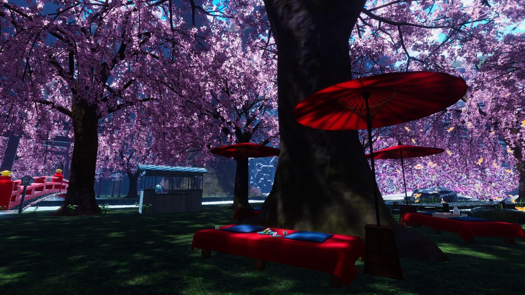 VRChatワールド紹介 神域 -桜幻ノ幽瀧- 4