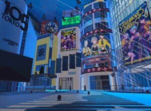 VRChatワールド紹介 ［Unofficial Fan World］ Mecori ＆ Cinematic Neon Club Shibuya Jack サムネイル