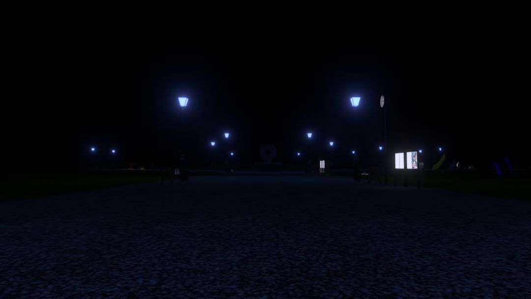 VRChatワールド紹介 AM3˸00 公園で - At 3˸00 AM in the park 1