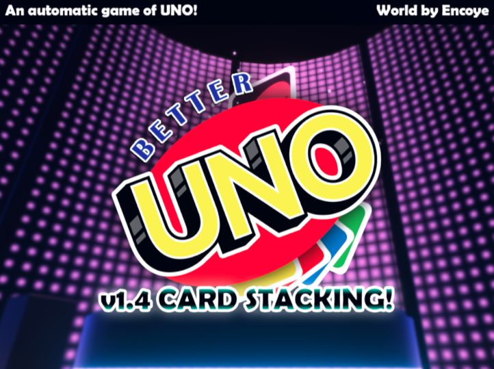 VRChatワールド紹介 Better UNO サムネイル