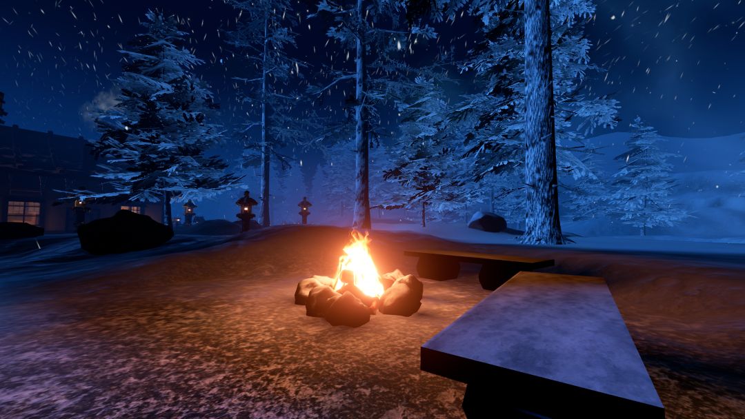 VRChatワールド紹介 Kazahana Peak 雪の嵐 5