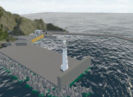 VRChatワールド紹介 Little Fishing Port サムネイル