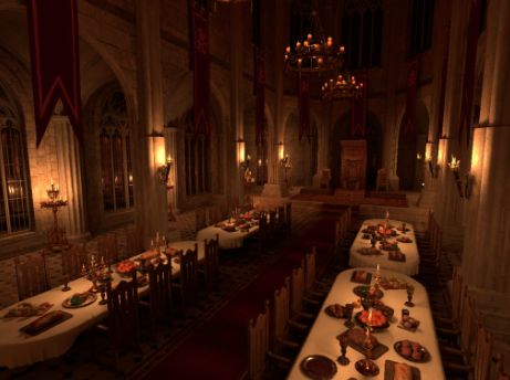 VRChatワールド紹介 Medieval ⁄ Renaissance Fantasy Throne Room サムネイル