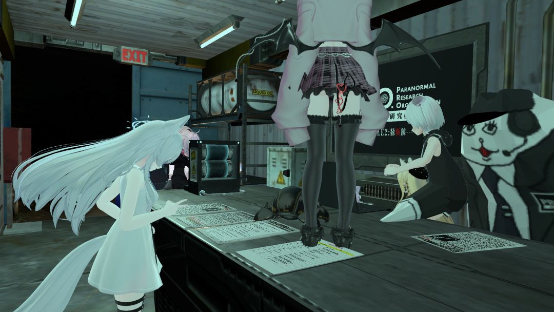 VRChatワールド紹介 P․R․O․超常現象研究機構［FILE02˸縁断鋏］ 2