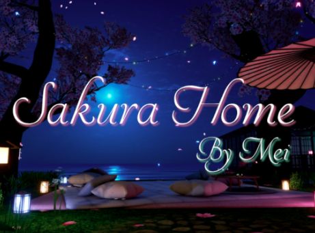 VRChatワールド紹介 Sakura Home サムネイル