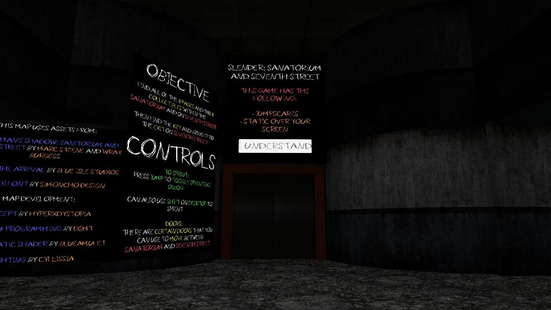VRChatワールド紹介 Slender˸ Sanatorium ＆ 7th Street 1