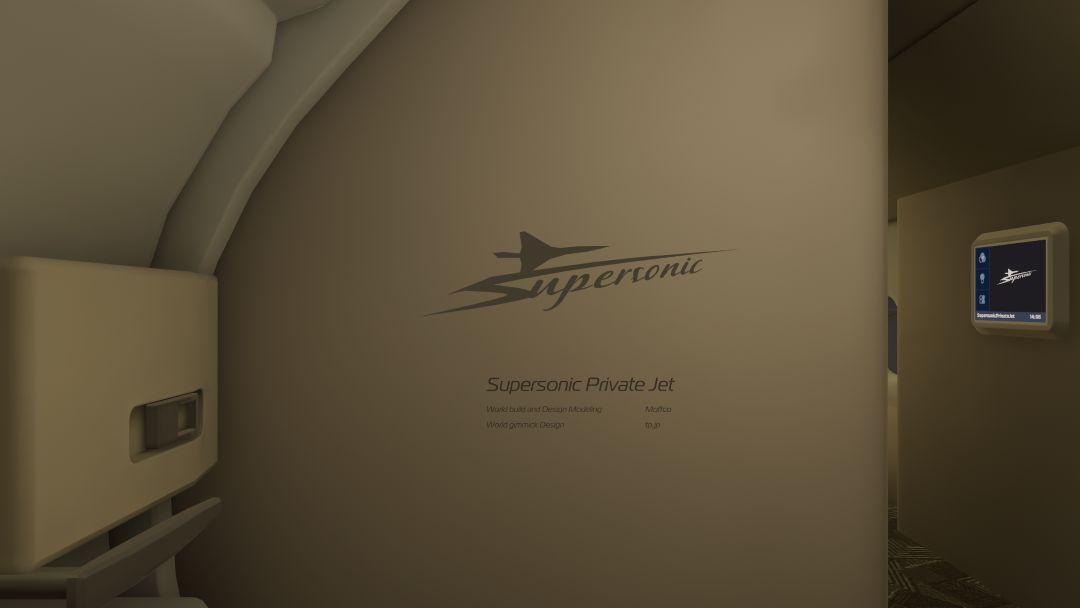 VRChatワールド紹介 SupersonicPrivateJet 1