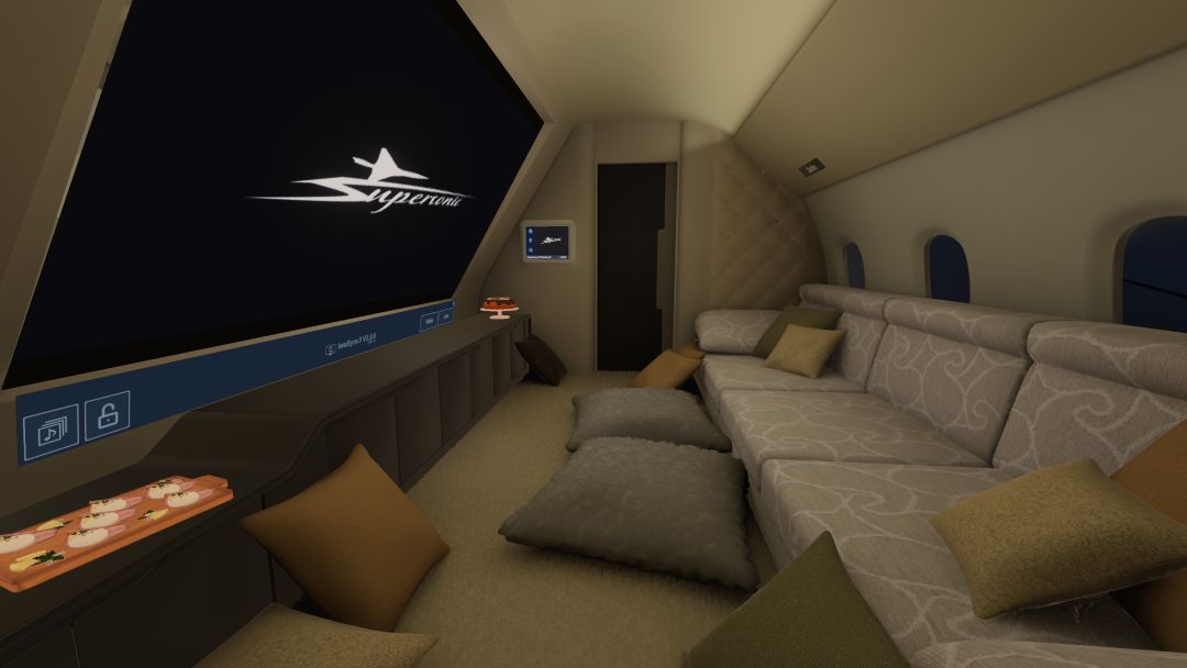 VRChatワールド紹介 SupersonicPrivateJet 5