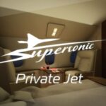 VRChatワールド紹介 SupersonicPrivateJet サムネイル