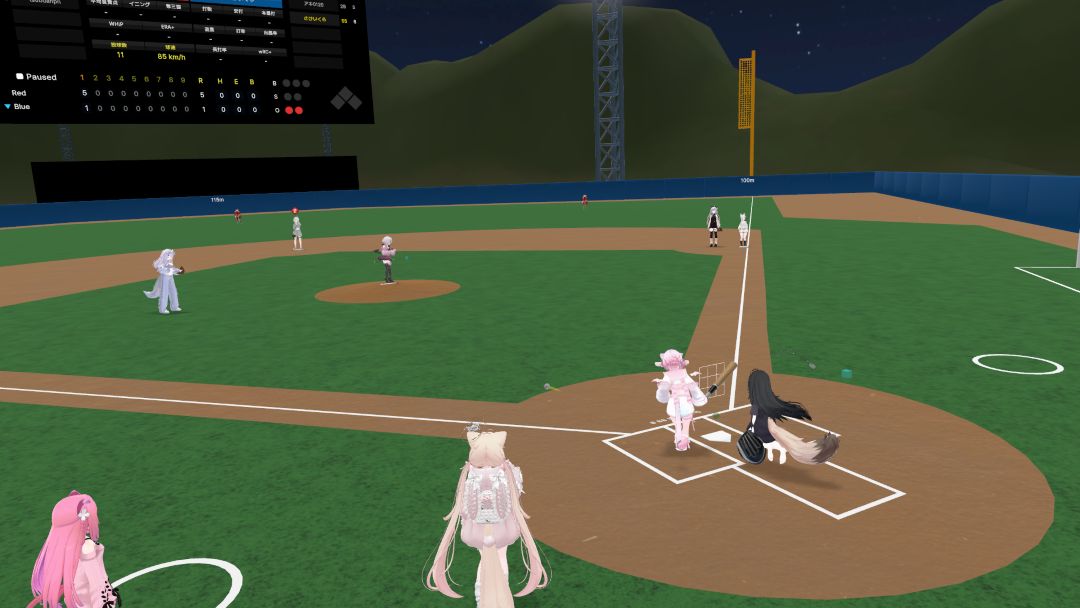 VRChatワールド紹介 WBD VRC Baseball - wwg 4