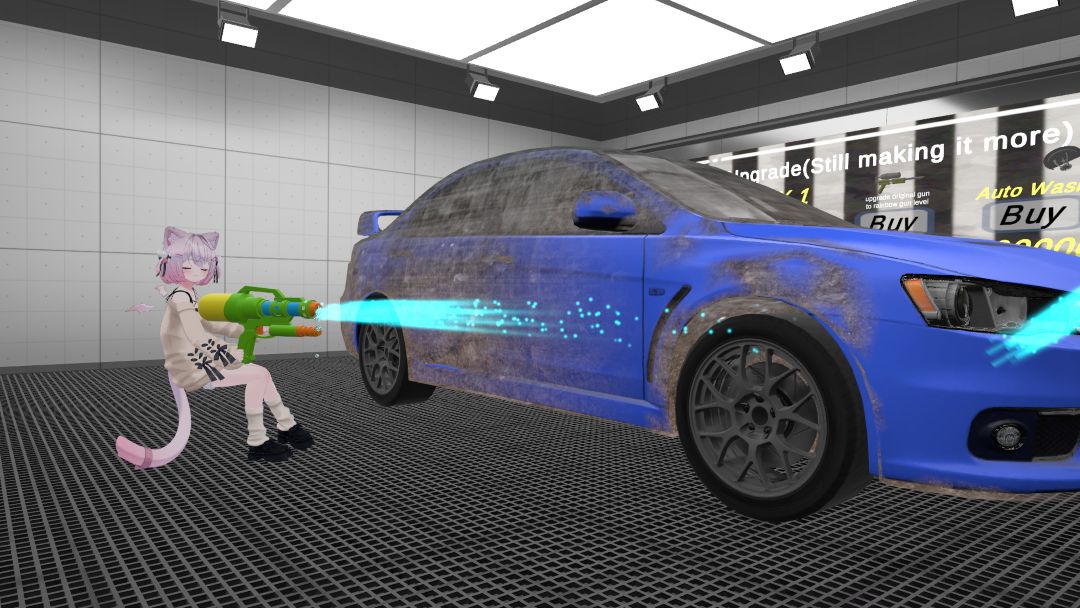 VRChatワールド紹介 Wash Car 1․08（WIP）2