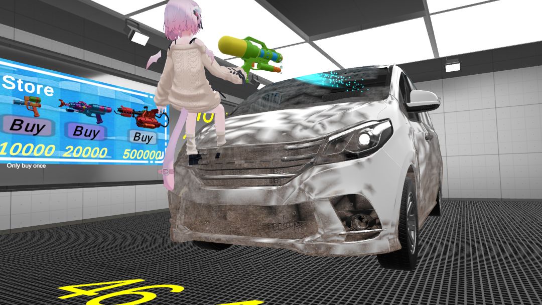 VRChatワールド紹介 Wash Car 1․08（WIP）4