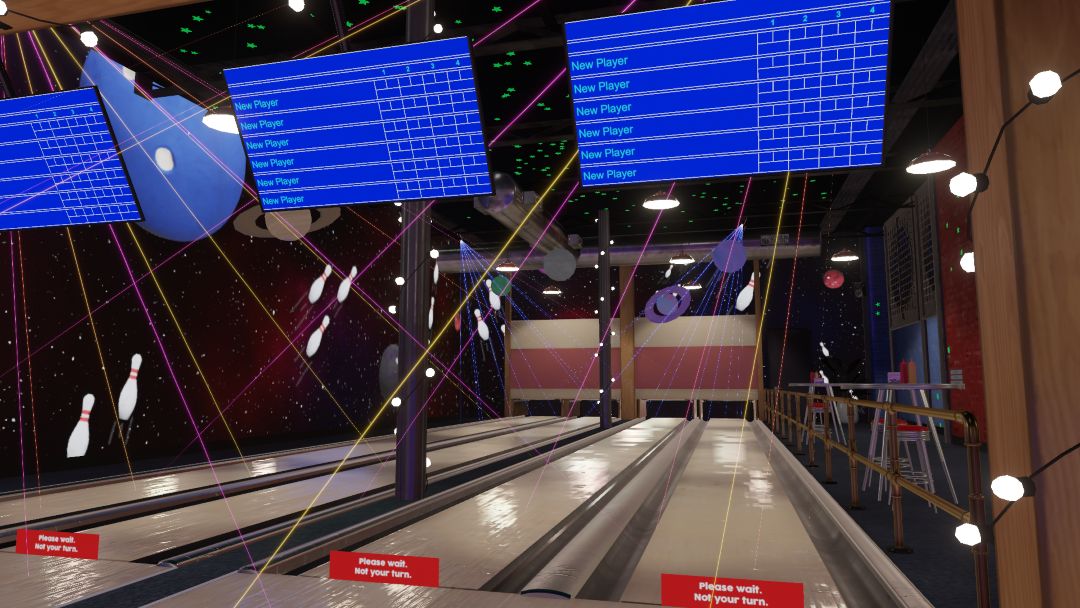 VRChatワールド紹介 e-Lanes Galactic Bowling 2