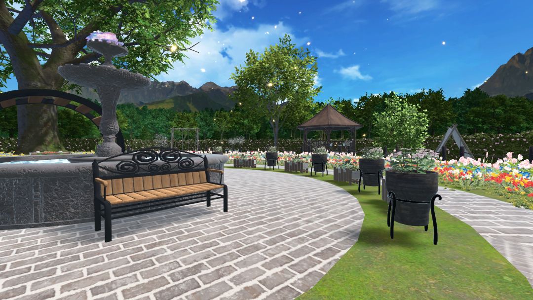 VRChatワールド紹介 -yuuri-夏色庭園 2