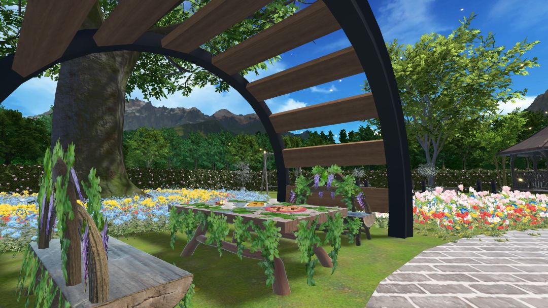VRChatワールド紹介 -yuuri-夏色庭園 3