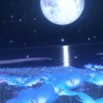 VRChatワールド紹介 光とネモフィラと サムネイル