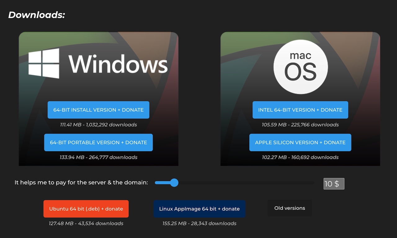 Shutter Encoderのダウンロード＆インストール方法