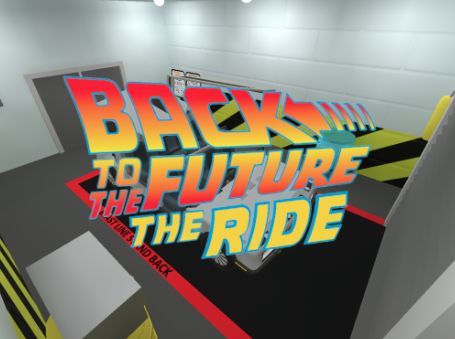VRChatワールド紹介 Back to the Future The Ride サムネイル