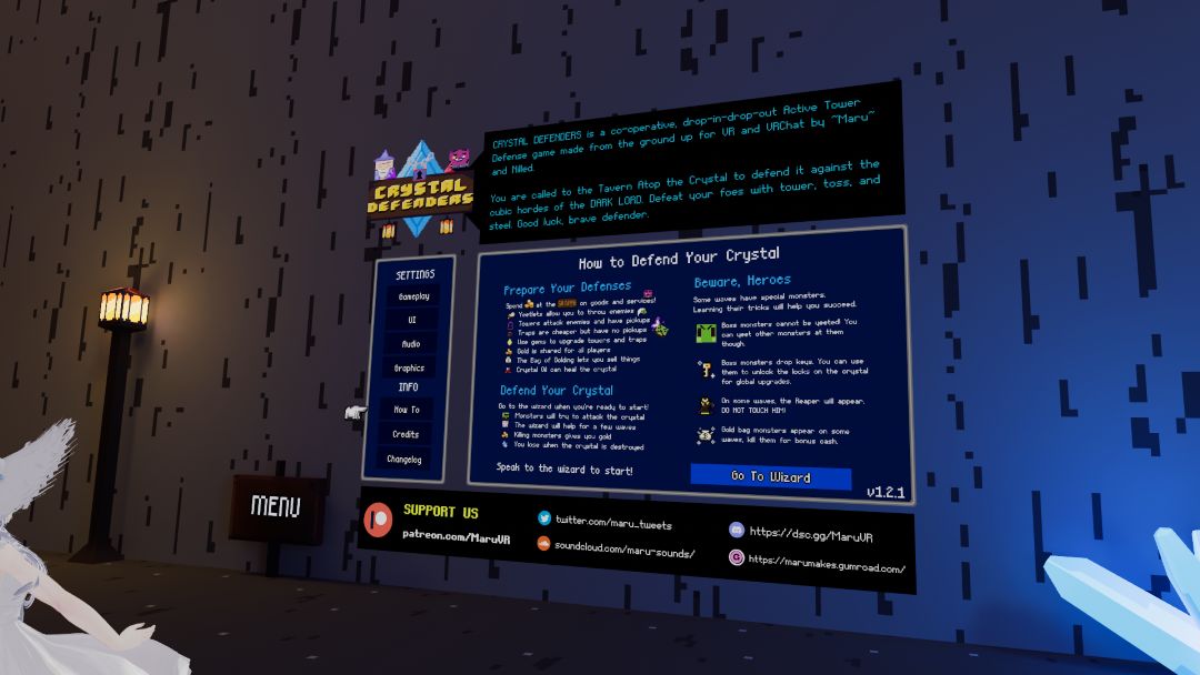 VRChatワールド紹介 Crystal Defenders 2