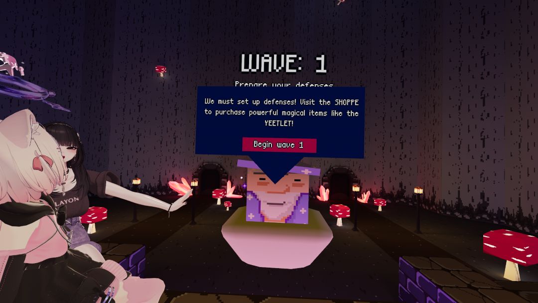 VRChatワールド紹介 Crystal Defenders 6