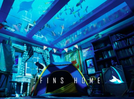 VRChatワールド紹介 Fins Home サムネイル