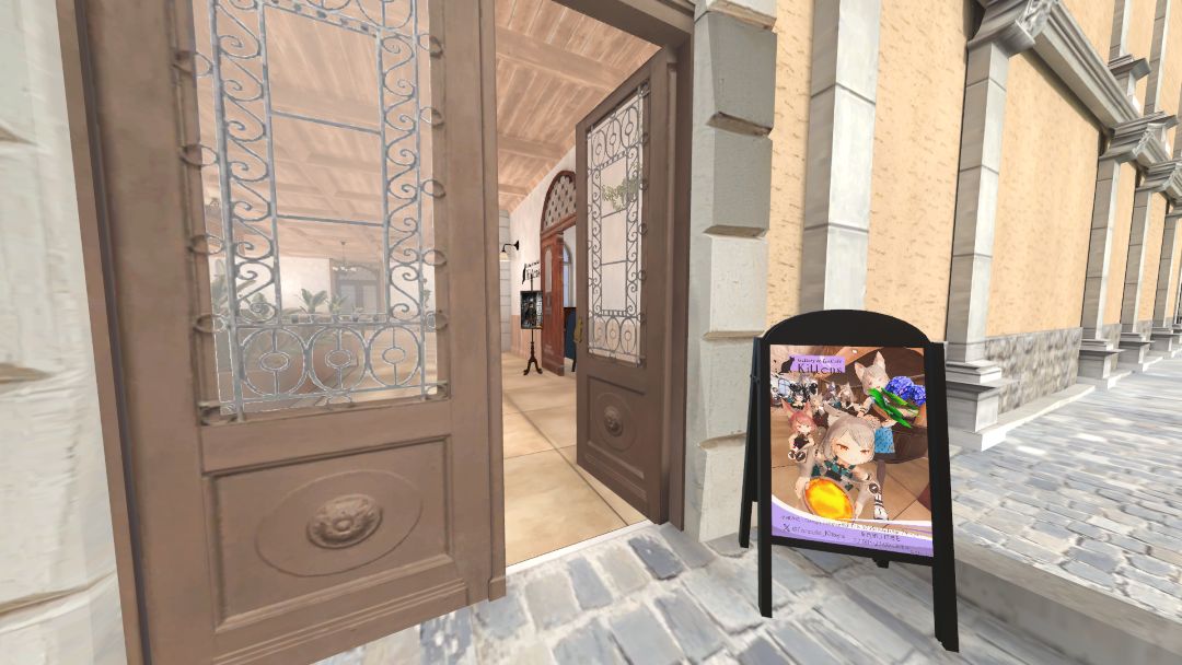 VRChatワールド紹介 Gallery ＆ fanCafe Kittens 2