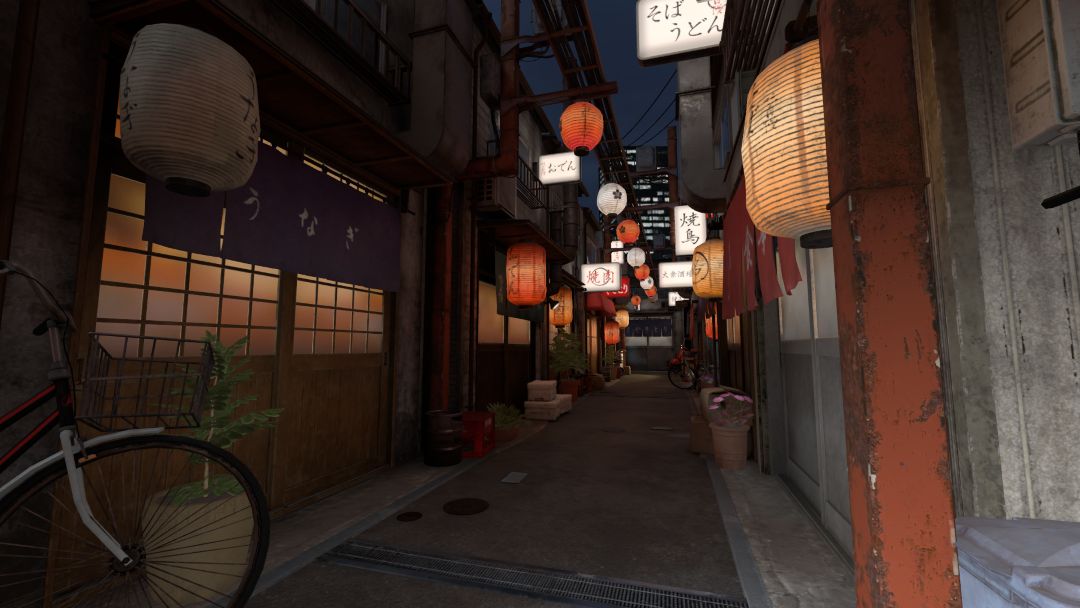 VRChatワールド紹介 Japanese Alley - VRC Light Volumes Test 3