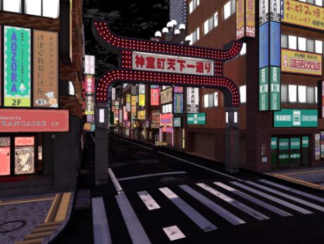 VRChatワールド紹介 Kamurocho サムネイル