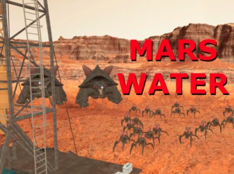 VRChatワールド紹介 Mars Water サムネイル