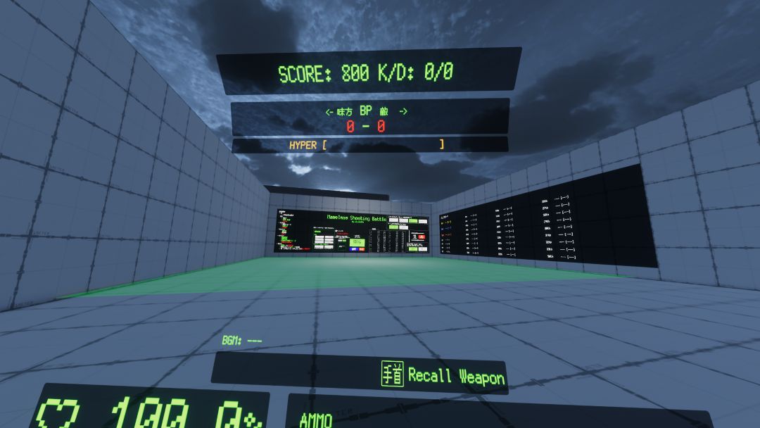 VRChatワールド紹介 pluslatte's Nameless Shooting Battle サムネイル