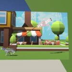 VRChatワールド紹介 パワフルな犬の散歩 サムネイル