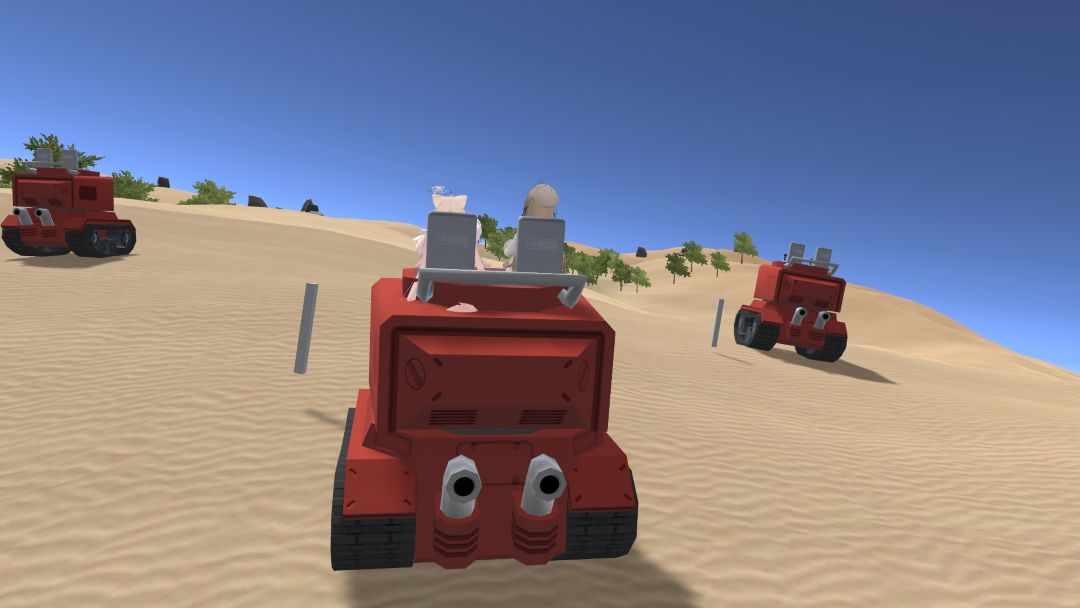 VRChatワールド紹介 二人三脚戦車バトル！ Boom Belt Bros 3