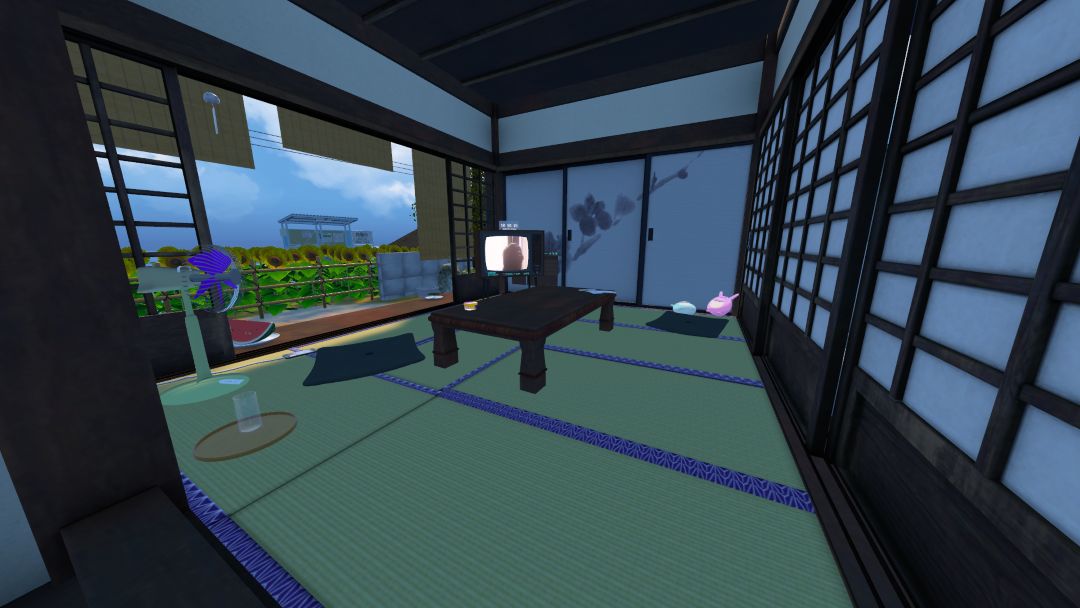 VRChatワールド紹介 夏と電車 1