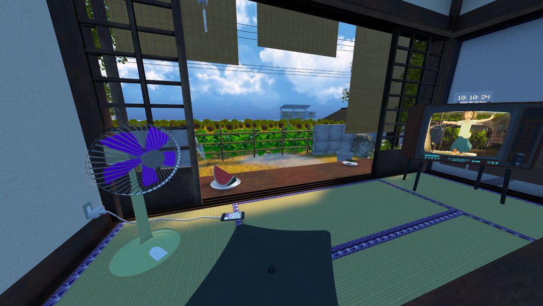 VRChatワールド紹介 夏と電車 2