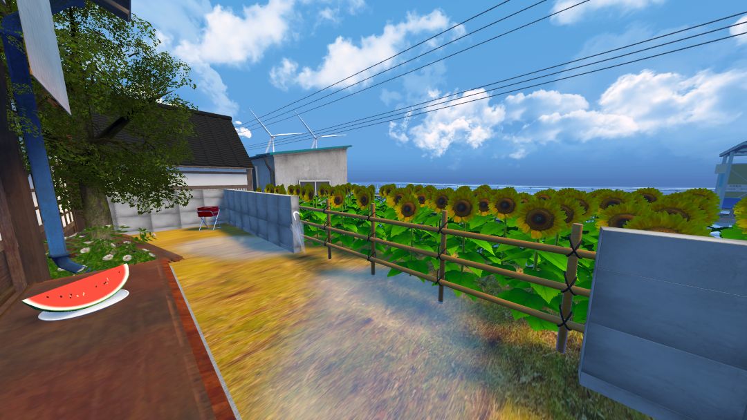 VRChatワールド紹介 夏と電車 3