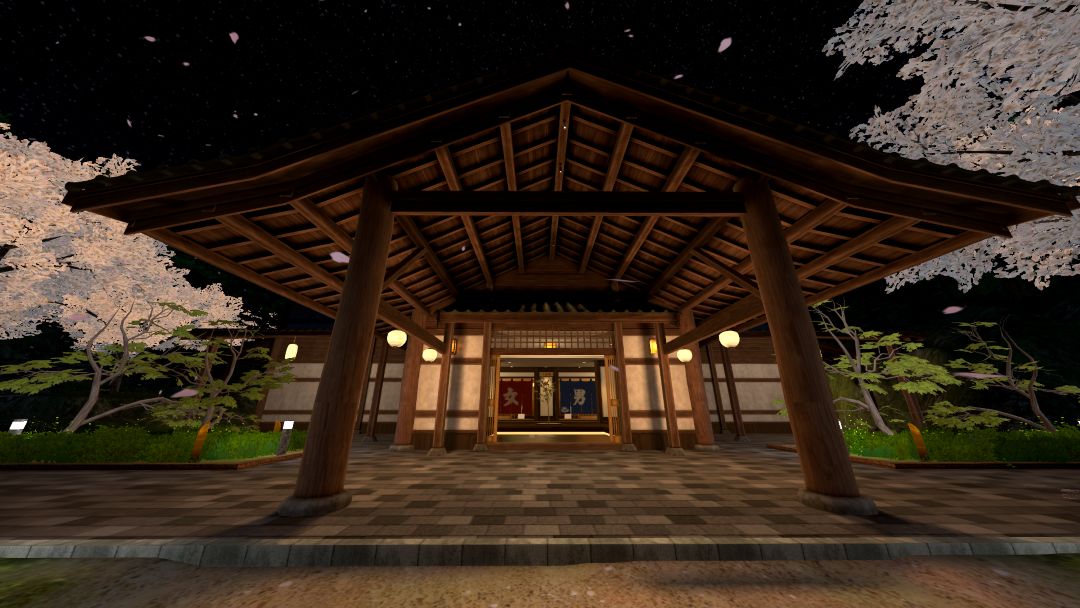 VRChatワールド紹介 望郷の春咲く夜 -Nostalgic Spring night- 6
