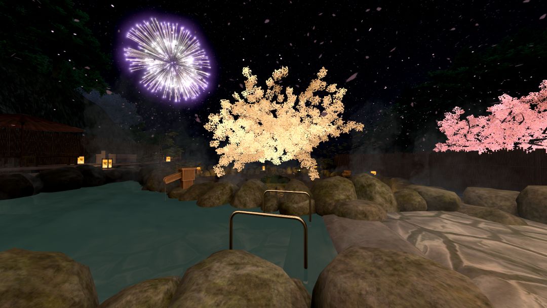 VRChatワールド紹介 望郷の春咲く夜 -Nostalgic Spring night- 8