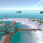 VRChatワールド紹介 海辺の家 サムネイル