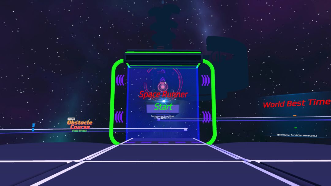 VRChatワールド紹介 Space Runner 1